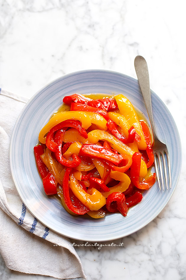 ricetta peperoni in agrodolce