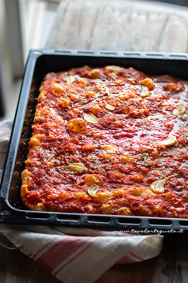 ricetta pizza rossa