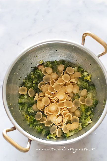 pasta e broccoli cottura