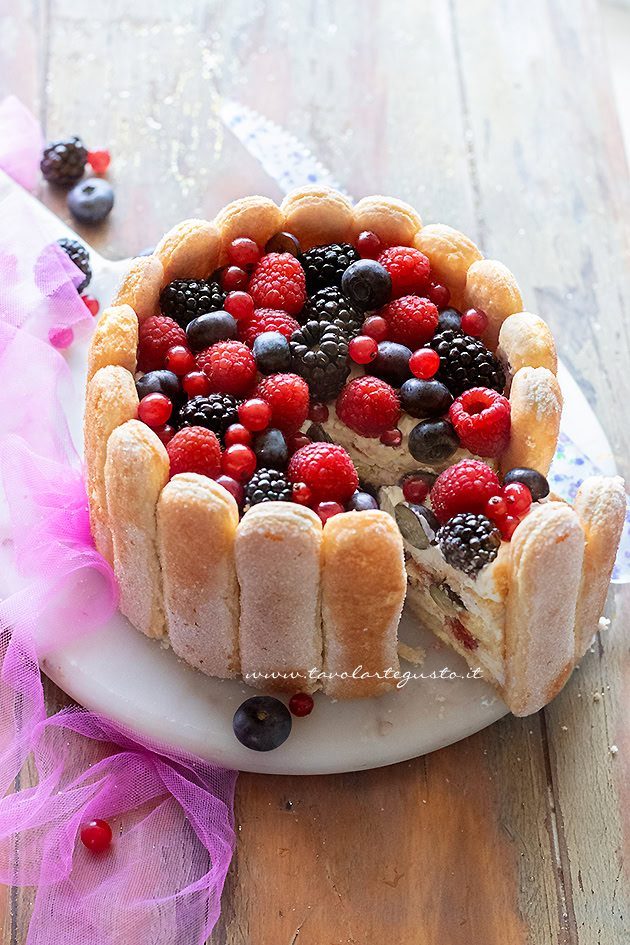ricetta torta charlotte