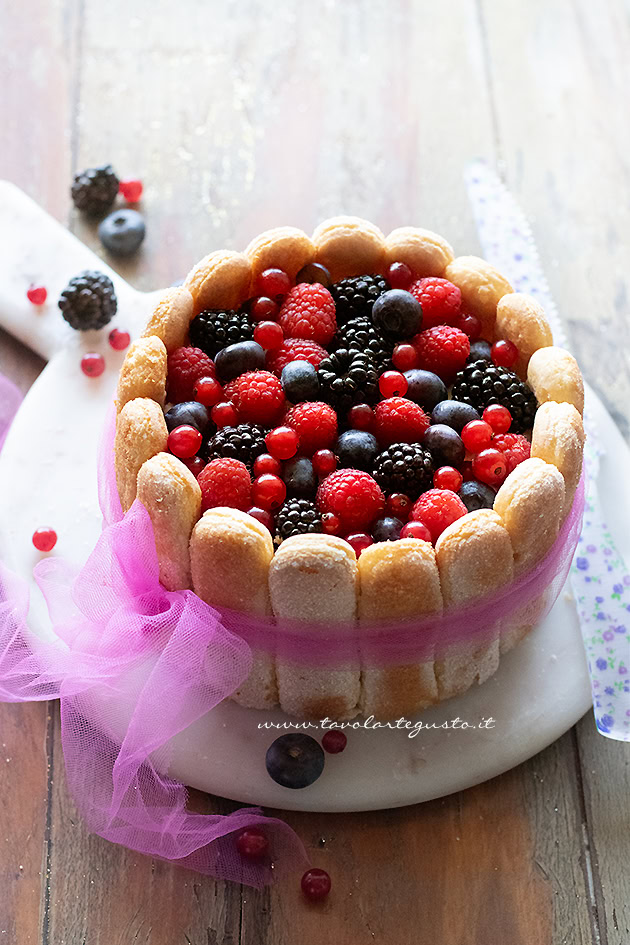 torta charlotte ricetta