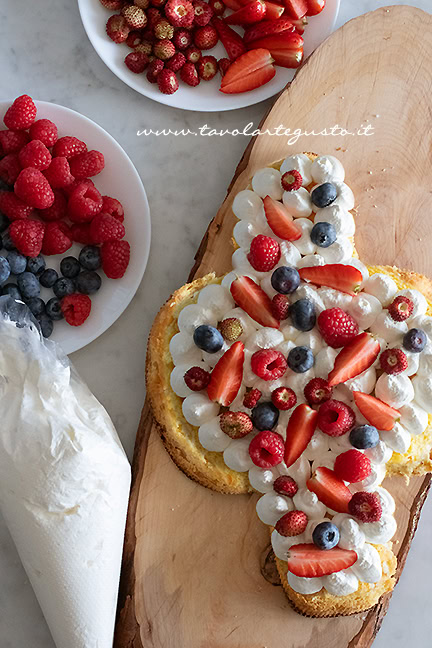 colomba farcita con crema al mascarpone