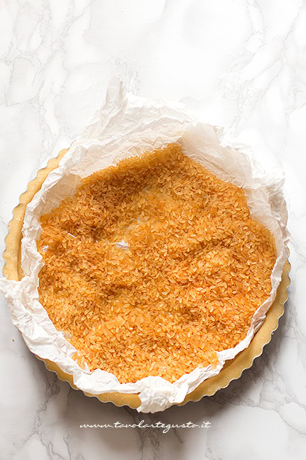 cottura in bianco per crostata tiramisù