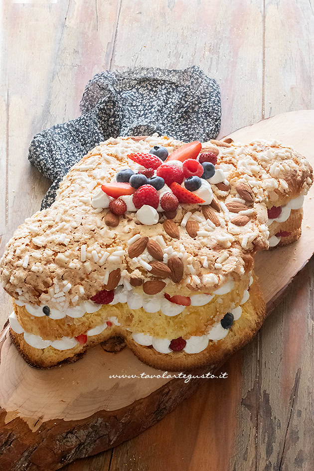 ricetta colomba farcita