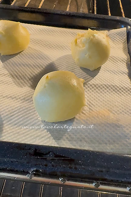 trucco di cottura per bignè di san giuseppe