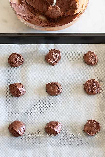 formazione biscotti al cioccolato tenerini