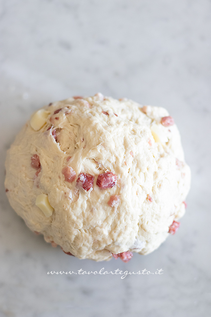 impasto della colomba salata