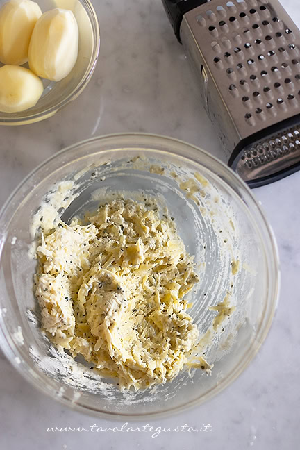 pastella per schiacciata di patate