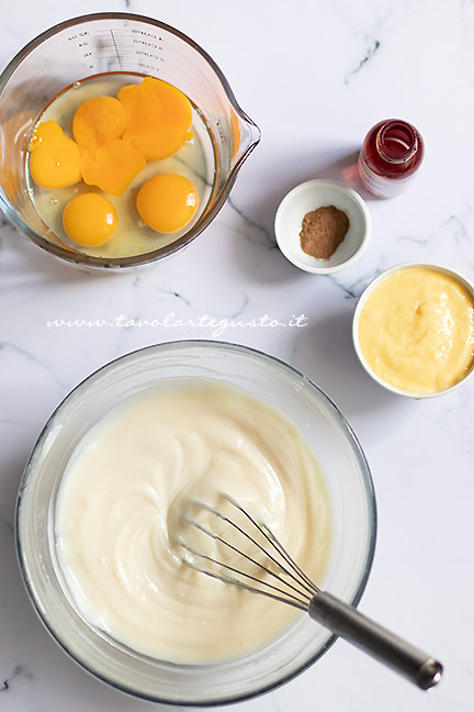 preparazione pastiera senza canditi