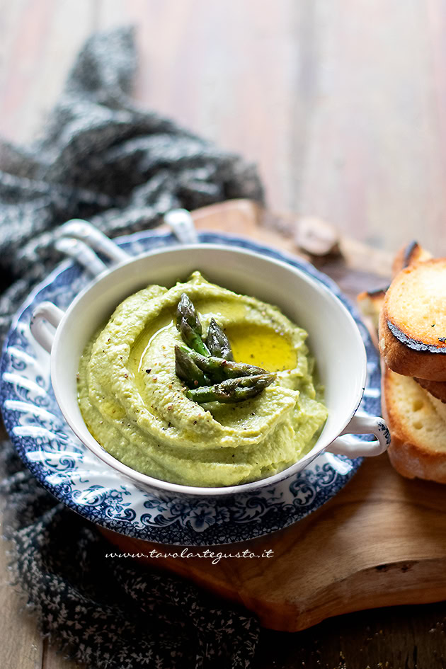 ricetta patè di asparagi
