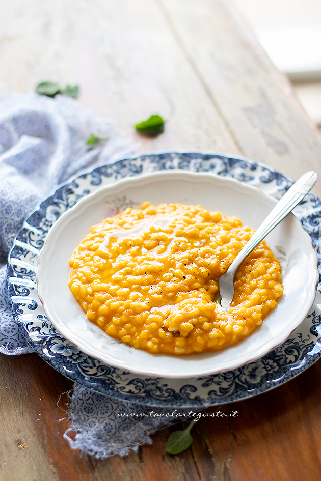ricetta risotto alle carote