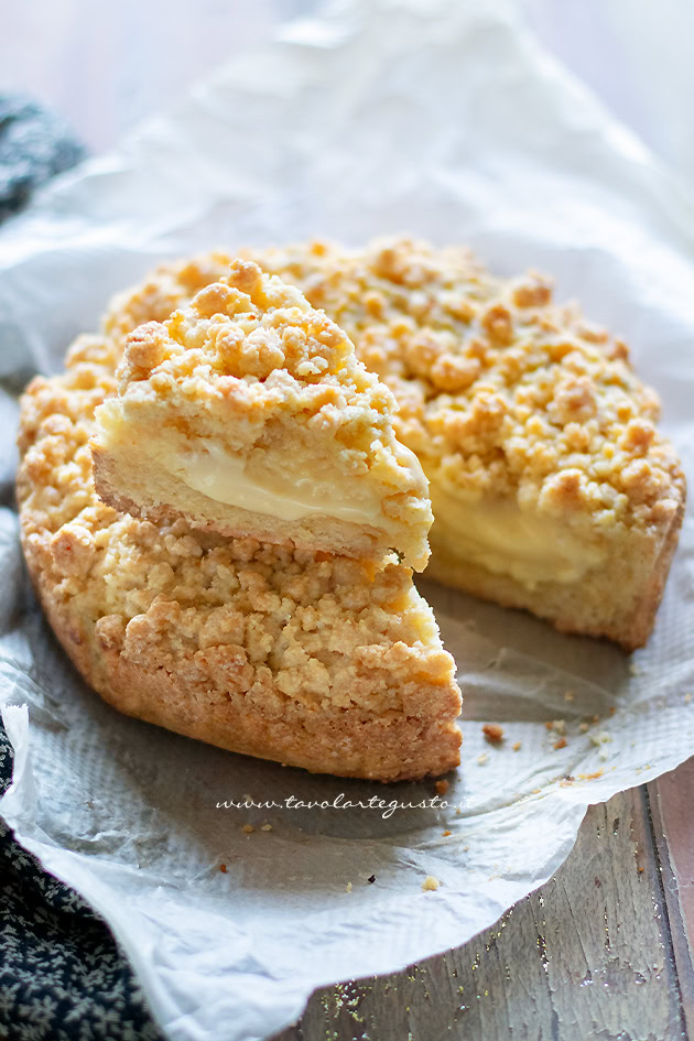 sbriciolata alla crema ricetta