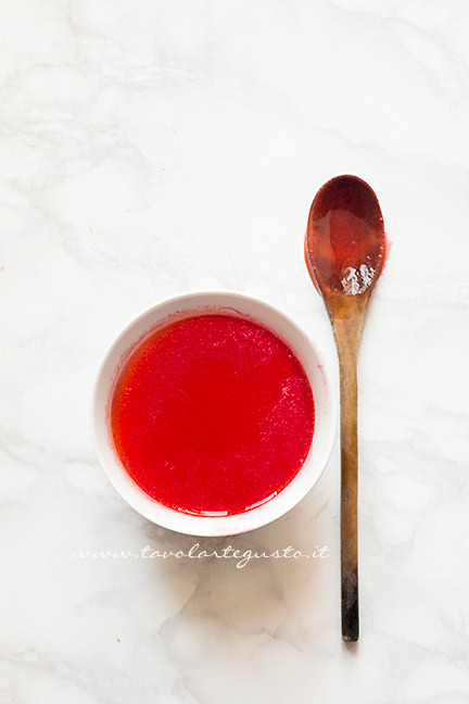 bagna per tiramisù alle fragole