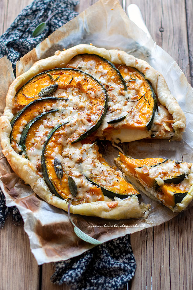 Torta salata alla zucca ricetta