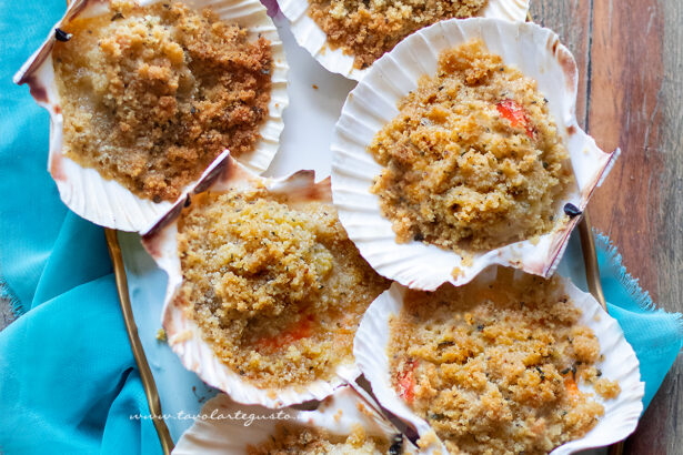 capesante gratinate