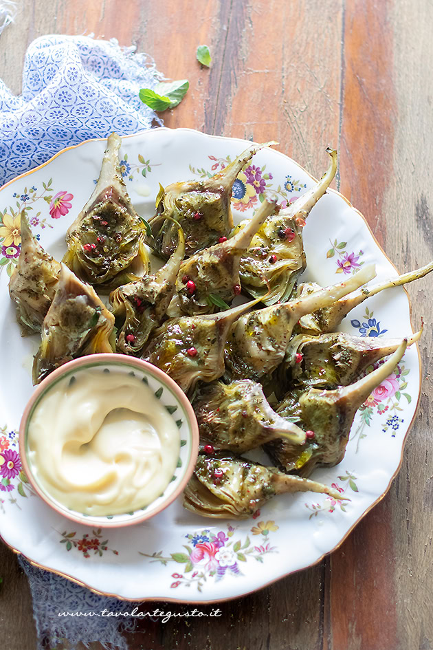 carciofi al forno ricetta