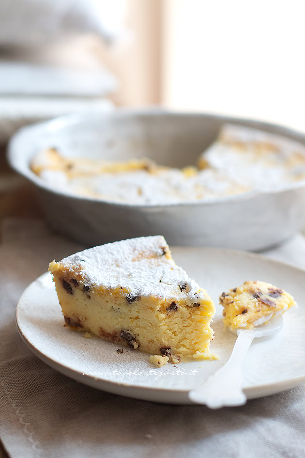 ricetta torta ricotta e cioccolato