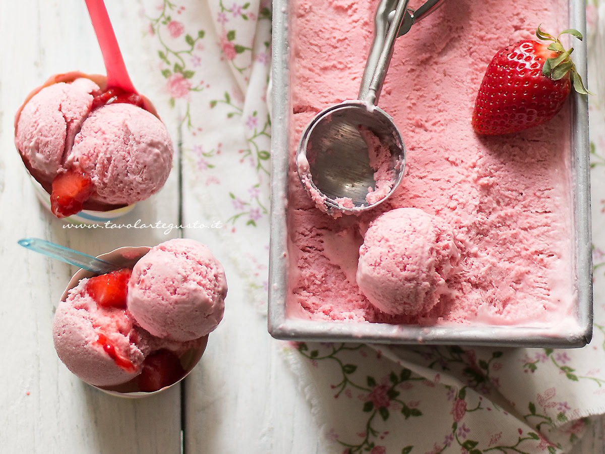 Gelato alla fragola