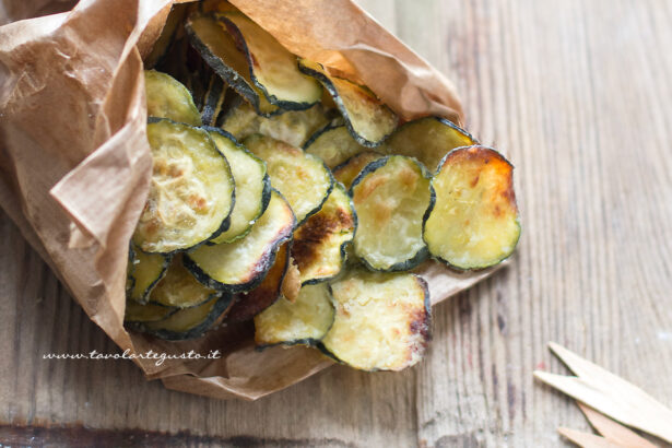 chips di zucchine