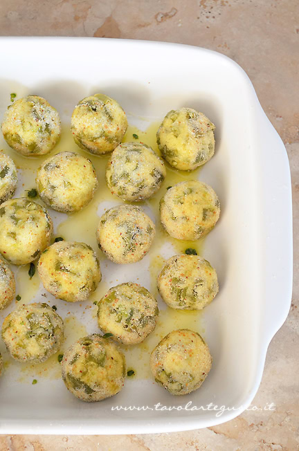 cuocere le polpette di fagiolini