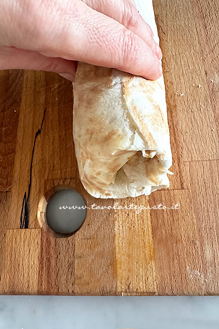 sigillare il burrito