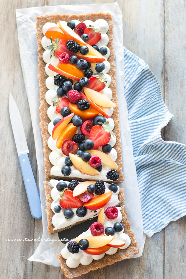 crostata senza cottura di tavolartegusto