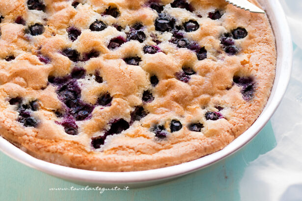 torta ai mirtilli ricetta