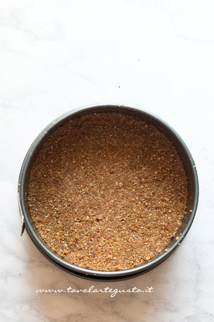 base per cheesecake al pistacchio